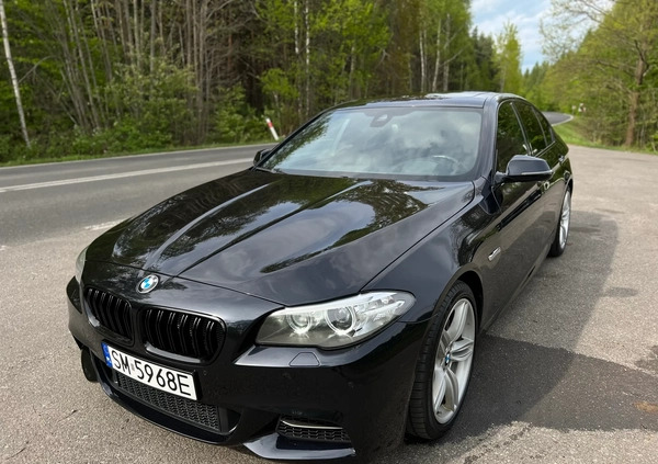 BMW Seria 5 cena 104200 przebieg: 125700, rok produkcji 2014 z Mysłowice małe 781